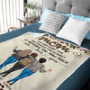 My Mother Is A Walking Miracle - Family Personalized Custom Blanket - Christmas Gift For Mom