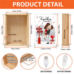 Custom Name Couple Anniversary Gifts - Personalized Frame Light Box