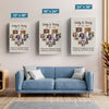 Custom Photo Thanks For Bringing Joy To My Heart - Couple Personalized Custom Vertical Canvas - Gift For Husband Wife, Anniversary