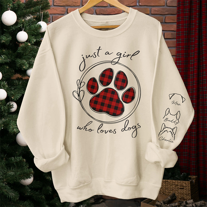 Custom Name Dog Lover Gifts for Women - Personalized Sweater
