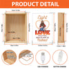 The First Time We Met - Couple Personalized Custom Frame Light Box - Gift For Husband Wife, Anniversary