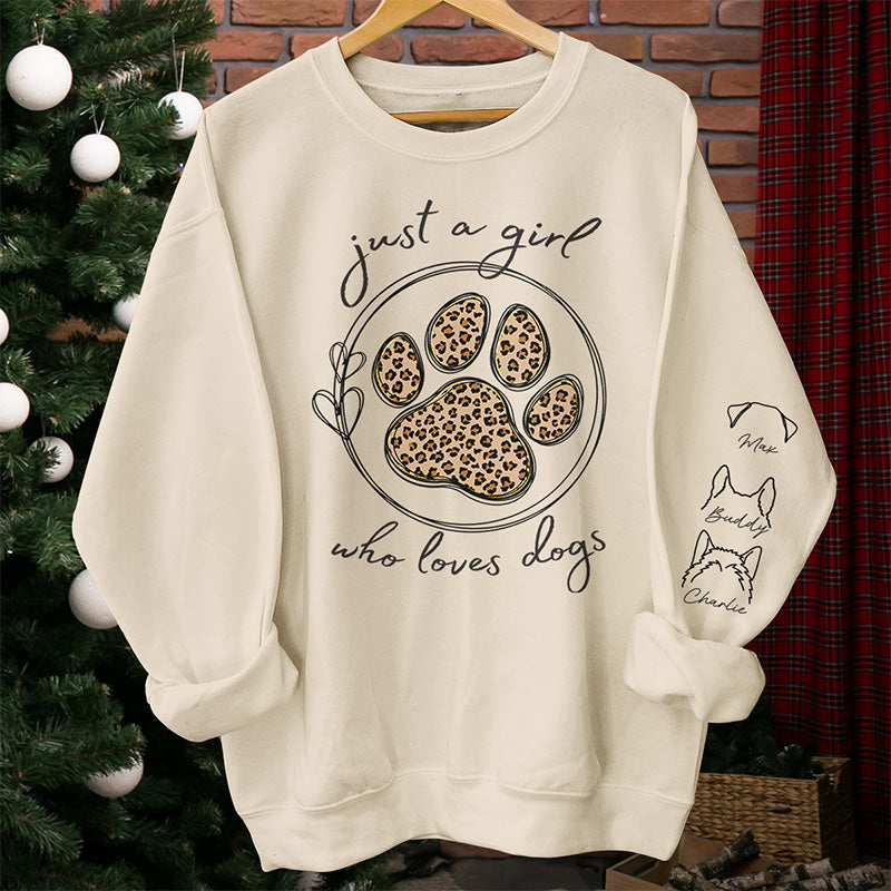 Custom Name Dog Lover Gifts for Women - Personalized Sweater