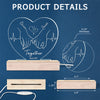 Annoying Each Other - Couple Personalized Custom Heart Shaped 3D LED Light - Gift For Husband Wife, Anniversary