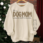 Custom Name Dog Mom Christmas Gifts for Dog Lovers - Personalized Sweater