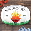 Daddy Grill Master - Family Personalized Custom Platter - Father's Day, Birthday Gift For Dad