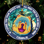 Custom Name Memorial Dog Gifts - Personalized Ornament