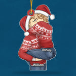 Custom Name Christmas Gifts for Couples - Personalized Ornament