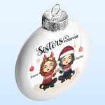 Custom Name Christmas Bestie Gifts for Friends - Personalized Ornament