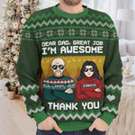 Custom Name Christmas Gifts for Dad - Personalized Sweatshirt