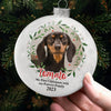 Custom Photo My First Christmas - Dog & Cat Personalized Custom White Flat Ball Ornament - Christmas Gift For Pet Owners, Pet Lovers